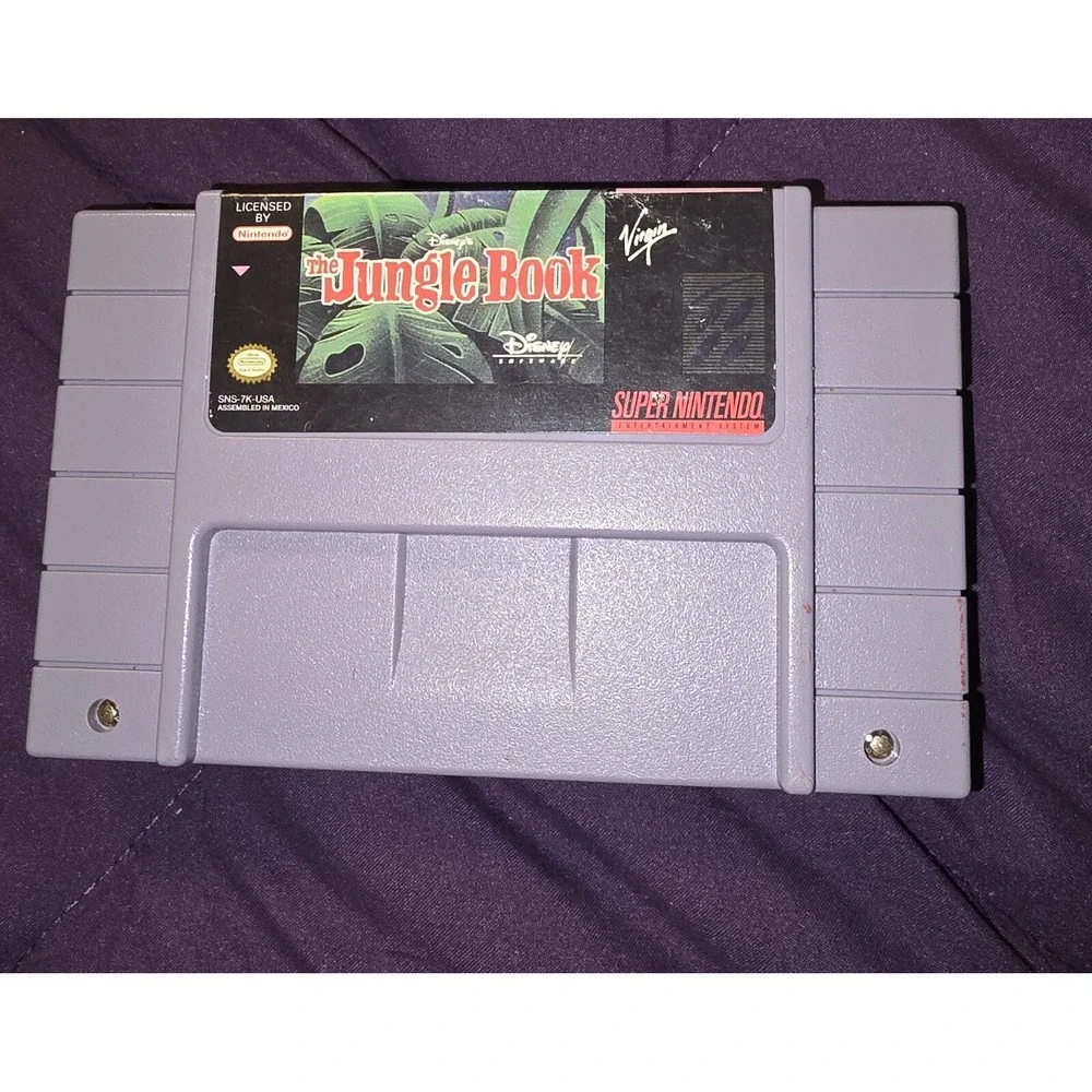 Disney's The Jungle Book SNES Game, Authentic & Tested.  Great Condition